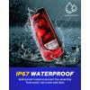 imageAUTOONE  For 2003 2004 2005 2006 Chevy Silverado Tail Light Assembly Factory OEM Taillights Compatible with Chevrolet Silverado 1500 2500HD 3500 Passenger SideRHDriver SideLH