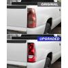 imageAUTOONE  For 2003 2004 2005 2006 Chevy Silverado Tail Light Assembly Factory OEM Taillights Compatible with Chevrolet Silverado 1500 2500HD 3500 Passenger SideRHPassenger SideRH