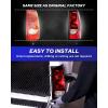 imageAUTOONE  For 2003 2004 2005 2006 Chevy Silverado Tail Light Assembly Factory OEM Taillights Compatible with Chevrolet Silverado 1500 2500HD 3500 Passenger SideRHPassenger SideRH