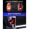 imageAUTOONE  For 2003 2004 2005 2006 Chevy Silverado Tail Light Assembly Factory OEM Taillights Compatible with Chevrolet Silverado 1500 2500HD 3500 Passenger SideRHDriver SideLH