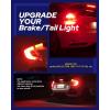 imageAUTOONE 1156 LED Bulb LED Reverse Lights 300 Brighter BA15S 7506 1003 1141 P21W 6500K White LED Replacement for Backup Light Tail Light Pack of 2Red