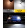 imageAUTOONE 1156 LED Bulb LED Reverse Lights 300 Brighter BA15S 7506 1003 1141 P21W 6500K White LED Replacement for Backup Light Tail Light Pack of 2White