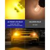 imageAUTOONE 1157 LED Bulb White 6500K 2057 2357 7528 BAY15D LED Bulbs for BackupReverse Light Tail Light Brake Light 300 Brighter Canbus Ready Plug and Play LED Bulbs Pack of 2Amber