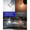 imageAUTOONE 1157 LED Bulb White 6500K 2057 2357 7528 BAY15D LED Bulbs for BackupReverse Light Tail Light Brake Light 300 Brighter Canbus Ready Plug and Play LED Bulbs Pack of 2White