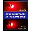 imageAUTOONE 1157 LED Bulb White 6500K 2057 2357 7528 BAY15D LED Bulbs for BackupReverse Light Tail Light Brake Light 300 Brighter Canbus Ready Plug and Play LED Bulbs Pack of 2Red