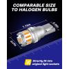 imageAUTOONE 194 LED License Plate Light 300 High Brightness T10 168 2825 W5W Bulbs for Dome Map Door Courtesy Interior Car 6500K White Pack of 2Amber