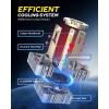 imageAUTOONE 2025 Latest D3S Bulbs 1000 Brighter D3S Bulbs 34000 Lumens 6000K Brightest D3R Fog Light 50000 Hours Longer LifespanD1SD1R