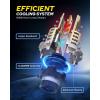 imageAUTOONE 2025 Latest D3S Bulbs 1000 Brighter D3S Bulbs 34000 Lumens 6000K Brightest D3R Fog Light 50000 Hours Longer LifespanD2SD2R