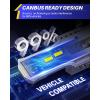 imageAUTOONE 9005 HB3 LED Bulbs Same OEM Size 18000LM 500 Brighter Canbus Plug and Play Fog Light Replacement 6000K White Pack of 29003H4HB2
