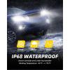 imageAUTOONE 9005 HB3 LED Bulbs Same OEM Size 18000LM 500 Brighter Canbus Plug and Play Fog Light Replacement 6000K White Pack of 29007HB5