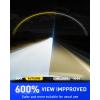 imageAUTOONE 9005 HB3 LED Bulbs Same OEM Size 18000LM 500 Brighter Canbus Plug and Play Fog Light Replacement 6000K White Pack of 2H119005