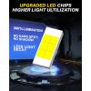 imageAUTOONE 9012 Bulbs 40000LM 1000 Brighter HIR2 Powersport Fog Bulbs with Cooling Fan for 50000 Hours Longer Lifespan IP68 Waterproof Quick Installation Pack of 2 UV Prevention9005HB3