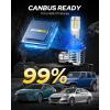 imageAUTOONE 9012 Bulbs 40000LM 1000 Brighter HIR2 Powersport Fog Bulbs with Cooling Fan for 50000 Hours Longer Lifespan IP68 Waterproof Quick Installation Pack of 2 UV PreventionHIR29012