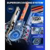 imageAUTOONE 9012 Bulbs 40000LM 1000 Brighter HIR2 Powersport Fog Bulbs with Cooling Fan for 50000 Hours Longer Lifespan IP68 Waterproof Quick Installation Pack of 2 UV Prevention9005HB3