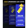 imageAUTOONE 9012 LED Bulb 800 Brighter 3 Min Quick Install 20 Years Lifespan No Flicker 99 Compatibility9007HB5