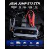 imageAUTOONE Car Jump Starter 5800A Battery Booster Portable Battery Pack for All Gas 10L Diesel 12V Jump Box with Smart Jumper Cable for Car Battery Vehicle Lithium Starter LCD Display wLED Light