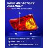 imageAUTOONE For Toyota Corolla Tail Lights Assembly Tail Lamp Assembly Fit for 20092010 Corolla Rear Factory OEM Passeger Side Without BulbsLeft Side