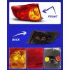 imageAUTOONE For Toyota Corolla Tail Lights Assembly Tail Lamp Assembly Fit for 20092010 Corolla Rear Factory OEM Passeger Side Without BulbsLeft Side
