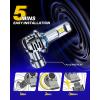 imageAUTOONE H1 LED Light Bulb 400 Super Brighter 11 Halogen Size 6500K White Fog Bulbs Plug and Play Pack of 29006HB4