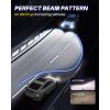 imageAUTOONE H1 LED Light Bulb 400 Super Brighter 11 Halogen Size 6500K White Fog Bulbs Plug and Play Pack of 29006HB4