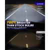 imageAUTOONE H1 LED Light Bulb 400 Super Brighter 11 Halogen Size 6500K White Fog Bulbs Plug and Play Pack of 29012HIR2