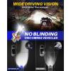 imageAUTOONE H1 LED Light Bulb 400 Super Brighter 11 Halogen Size 6500K White Fog Bulbs Plug and Play Pack of 2H139008
