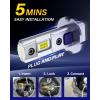 imageAUTOONE H1 LED Light Bulb 400 Super Brighter 11 Halogen Size 6500K White Fog Bulbs Plug and Play Pack of 2H3