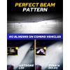 imageAUTOONE H1 LED Light Bulb 400 Super Brighter 11 Halogen Size 6500K White Fog Bulbs Plug and Play Pack of 2H7H7LL