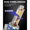 imageAUTOONE H10 9145 LED Fog Light Bulbs 10000 LM 6000K Cool White Light 400 Brightness 9140 H10 Fog Light DRL Replacement for Trucks Cars Play and Plug Pack of 2Cool White