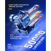 imageAUTOONE HB3 9005 LED Light Bulbs White 6000K Super Bright Fanless Mini Size Plug and Play Pack of 29005HB3