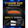 imageAUTOONE LED Side Marker Lights White Compatible With Dodge Charger 20152023 White Front ampamp Rear Bumper Marker Lamps Smoked Len 4PCSWhite