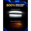 imageAUTOONE LED Side Marker Lights White Compatible With Dodge Charger 20152023 White Front ampamp Rear Bumper Marker Lamps Smoked Len 4PCSWhite