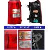 imageAUTOONE Patriot Tail Light Assembly Rear Lamps with Halogen Bulbs Replacement for 20082016 Jeep Patriot Driver SideDriver SideLH