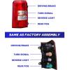imageAUTOONE Patriot Tail Light Assembly Rear Lamps with Halogen Bulbs Replacement for 20082016 Jeep Patriot Driver SideDriver SideLH