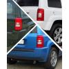 imageAUTOONE Patriot Tail Light Assembly Rear Lamps with Halogen Bulbs Replacement for 20082016 Jeep Patriot Driver SidePassenger SideRH