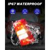 imageAUTOONE Patriot Tail Light Assembly Rear Lamps with Halogen Bulbs Replacement for 20082016 Jeep Patriot Driver SidePassenger SideRH