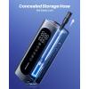 imageAUTOONE Tire Inflator Portable Air Compressor 150PSI Air Pump for Car Tires with Tire Pressure Gauge 3X Faster One Click Smart Cordless Tire Air Pump for Car Motorcycle Bike Ball and More