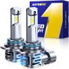 imageAUTOONE 9012 LED Bulb 800 Brighter 3 Min Quick Install 20 Years Lifespan No Flicker 99 Compatibility9012HIR2