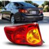 imageAUTOONE For Toyota Corolla Tail Lights Assembly Tail Lamp Assembly Fit for 20092010 Corolla Rear Factory OEM Passeger Side Without BulbsLeft Side