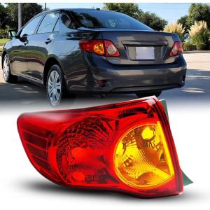 imageAUTOONE For Toyota Corolla Tail Lights Assembly Tail Lamp Assembly Fit for 20092010 Corolla Rear Factory OEM Passeger Side Without BulbsLeft Side