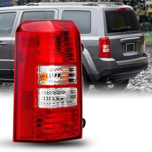 imageAUTOONE Patriot Tail Light Assembly Rear Lamps with Halogen Bulbs Replacement for 20082016 Jeep Patriot Driver SideDriver SideLH