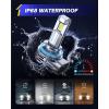 imageAUTOONE H11 9005 LED Bulb Direct Fit 11 Mini Size 70000LM H8H9 HB3 Combo Fog Lights with Cooling Fan IP68 Pack of 49005HB3H11H8H9
