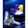 imageAUTOONE H11 9005 LED Bulb Direct Fit 11 Mini Size 70000LM H8H9 HB3 Combo Fog Lights with Cooling Fan IP68 Pack of 4H8H9H11