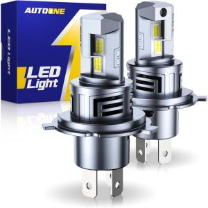 imageAUTOONE H11 9005 LED Bulb Direct Fit 11 Mini Size 70000LM H8H9 HB3 Combo Fog Lights with Cooling Fan IP68 Pack of 49003H4HB2