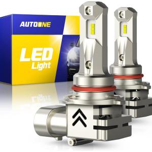 imageAUTOONE H11 9005 LED Bulb Direct Fit 11 Mini Size 70000LM H8H9 HB3 Combo Fog Lights with Cooling Fan IP68 Pack of 4HB39005