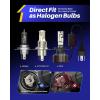 imageAUTOONE H11H9H8 Light Bulbs 6000K Fog Lights Canbus 10YR Lifespan Pack of 2H49003HB2