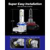 imageAUTOONE H11H9H8 Light Bulbs 6000K Fog Lights Canbus 10YR Lifespan Pack of 2H8H9H11