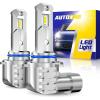 imageAUTOONE H11H9H8 Light Bulbs 6000K Fog Lights Canbus 10YR Lifespan Pack of 29005HB3