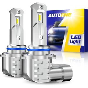 imageAUTOONE H11H9H8 Light Bulbs 6000K Fog Lights Canbus 10YR Lifespan Pack of 29005HB3
