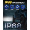 imageAUTOONE 9012 Led Bulbs 24000LM with Cooling Fan HIR2 Powersport Fog Lamp IP68 Waterproof Quick Installation Pack of 29003HB2H4